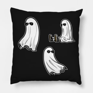 Ghost sticker (With sunnies) Pillow