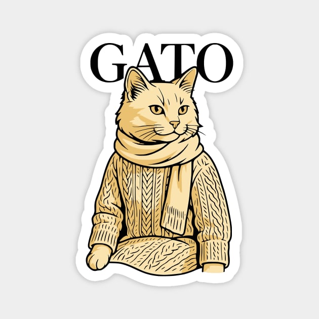 GATO – Magazine Cover Rip Off Magnet by Designed By Marty