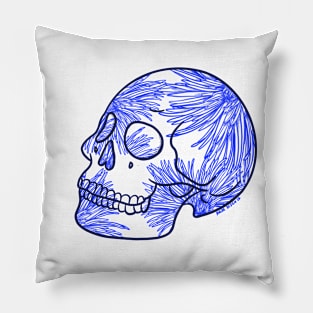 Fine china skull Pillow