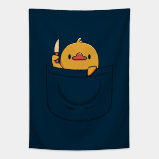 Funny Duck Pocket by Tobe Fonseca Tapestry