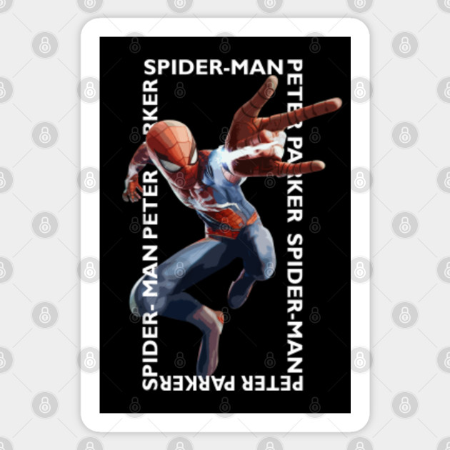 Spider Man Ps4 Spider Man Sticker Teepublic Uk