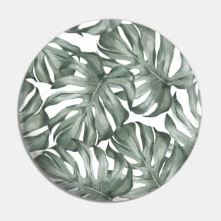 Monstera Pattern Pin