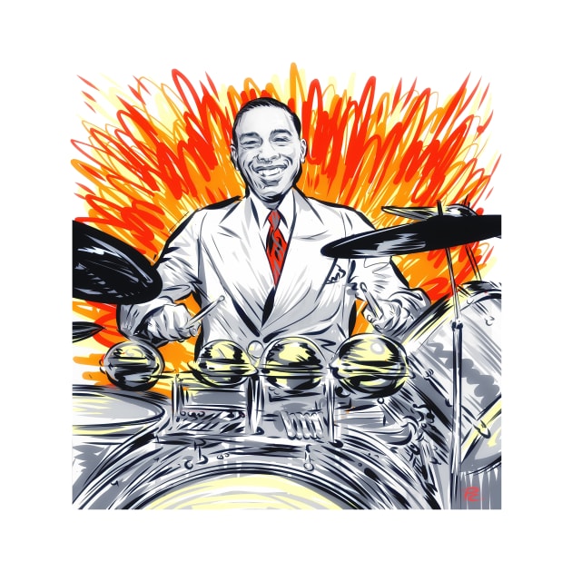 Chick Webb - An illustration by Paul Cemmick by PLAYDIGITAL2020