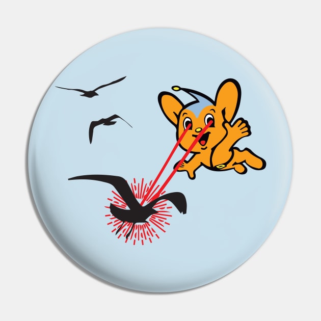 Pipokun - Laser Vision Pin by PsychicCat