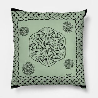Celtic Knot Snowflake Pillow