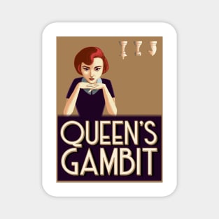 Queen's gambit Magnet