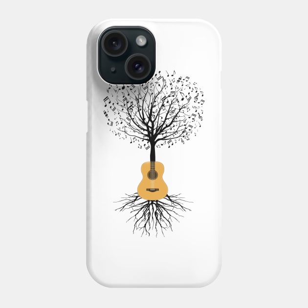 guitar tree Phone Case by torifd1rosie