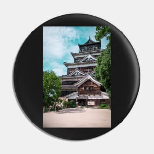 Hiroshima castle (広島城 hiroshima jō) also known as carp castle (鯉城 rijō) Pin