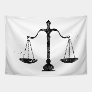 Scales of Justice Art Tapestry