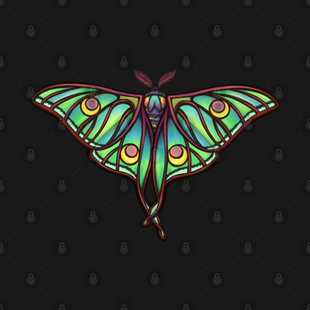 Spanish Luna Moth by Ellador