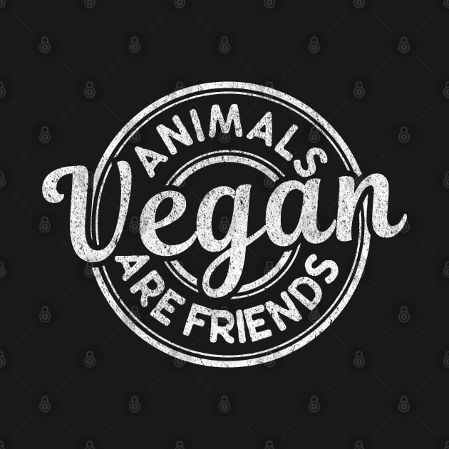 Animals Are Friends Vegan Pride by Sleazoid