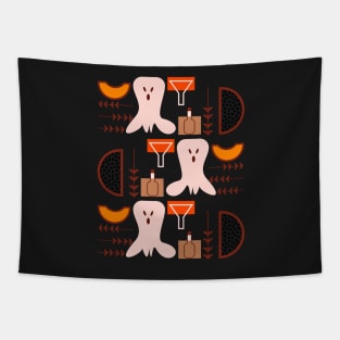 Retro spooky pattern Tapestry