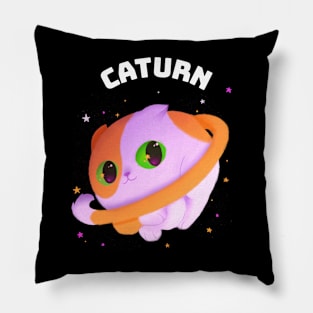 Caturn Pillow