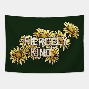 Fiercely Kind Yellow Daisies Tapestry