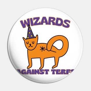 Wizards Against TERFs Cat Pin