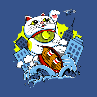 Maneki Nekozilla T-Shirt