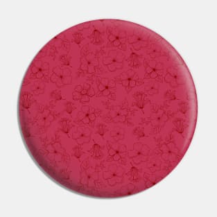 Viva Magenta Cornflower Pin