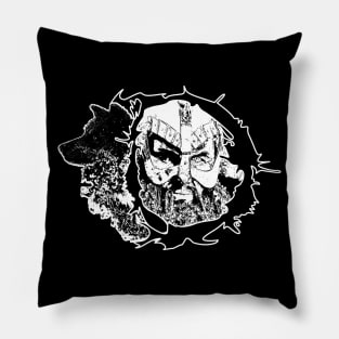 Odin and Wolf Pillow