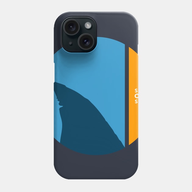 save our seas stop shark finning Phone Case by somatosis