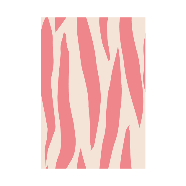 Retro red stripes by Jaana Day