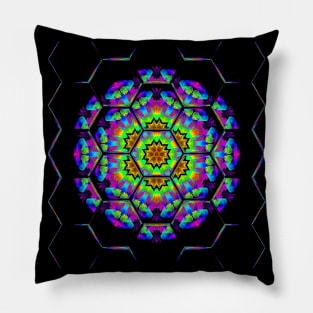 Atomic Fusion -  Hexagonal Radiation Pillow