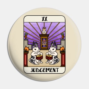 Judgemental INFJ Tarot Vintage English Spot Rabbit Easter Celebration Pin