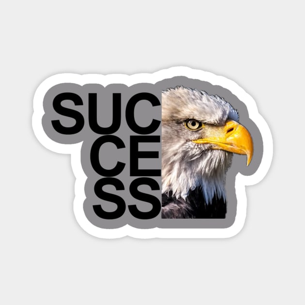 Eagle success design Magnet by Designation4