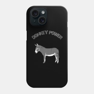 donkey power gray Phone Case