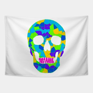 Colorful Skull Tapestry