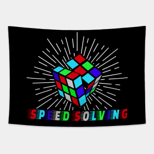 Rubik Cube Speed Solving Tapestry