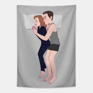 Scully and Mulder: Plus One Tapestry