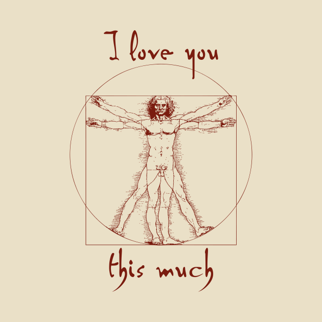 Vitruvian Love - Vitruvian Man - T-Shirt