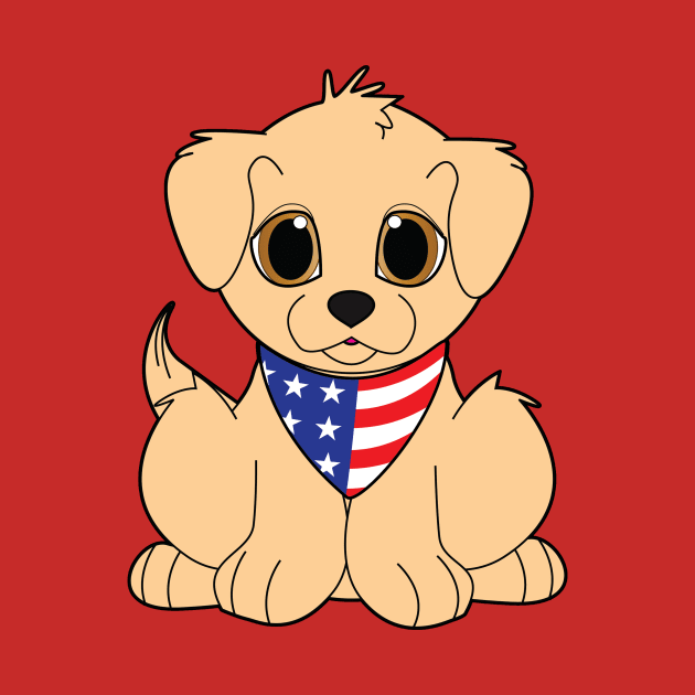 American Golden Retriever Puppy by PenguinCornerStore