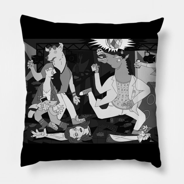 Bojack Horseman - Bojernica Pillow by shamila