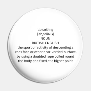 abseiling definition Pin