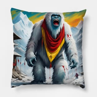 Abominable Snowman Pillow