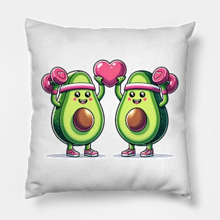 Avocado Duo's Workout Fun Pillow