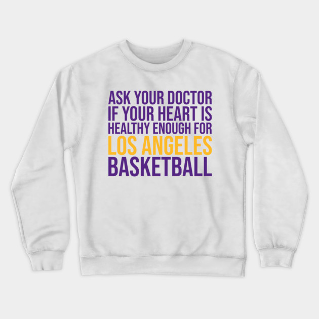 los angeles basketball shirt grey