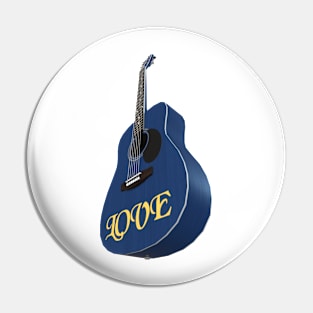 Blue Guitar – Music be the food of love Pin