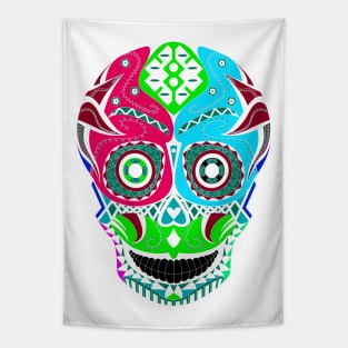 mucha lucha mask ecopop Tapestry