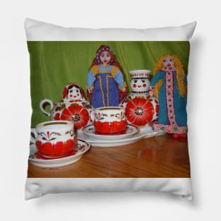 Russian Doll Tea Time Pillow