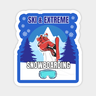 Extreme Snowboarding Club Essential Magnet