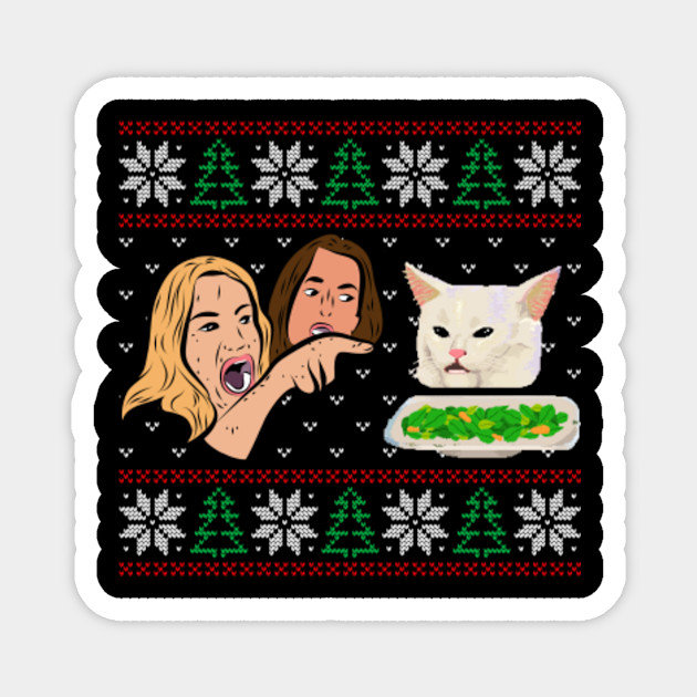 Woman Yelling At Table Dinner Cat Meme Dank Meme Angry Women