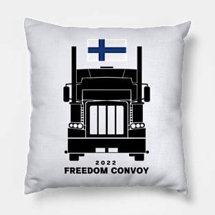Finland freedom convoy Pillow
