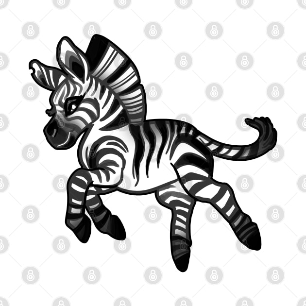 ZEE THE ZEBRA BABY by KO-of-the-self