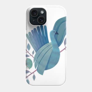 Cyan Bird Phone Case