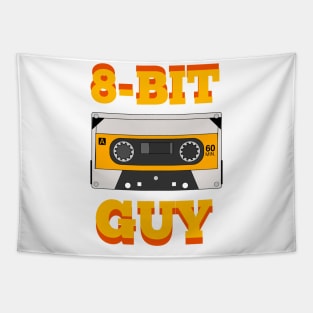 8-Bit Guy pixelated fun design retro Geeks Tapestry