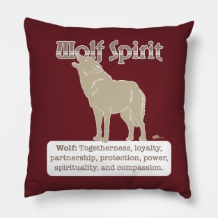 Spirit Animal-Wolf Pillow
