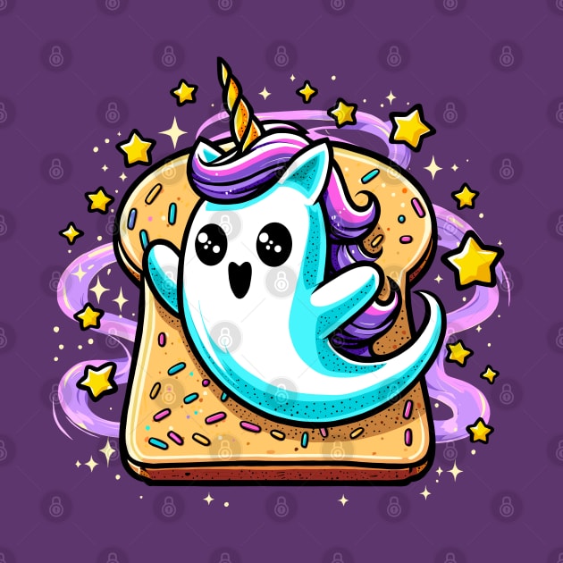 Unicorn Ghost On Toast by Ghost on Toast