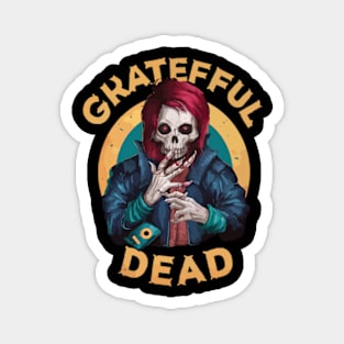 Grateful Dead Skull Magnet